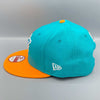 Miami Dolphins NFL 9FIFTY  New Era Teal & Orange Snapback Hat - USA CAP KING