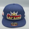 USA Cap King & American Flag 9FIFTY New Era Ocean Blue Snapback Hat - USA CAP KING
