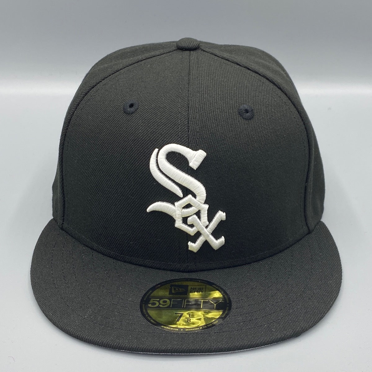 Chicago White Sox Basic Authentic Collection 59FIFTY New Era Black Fitted Hat