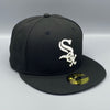Chicago White Sox Basic Authentic Collection 59FIFTY New Era Black Fitted Hat