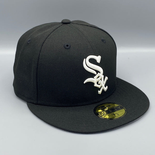 Chicago White Sox Basic Authentic Collection 59FIFTY New Era Black Fitted Hat