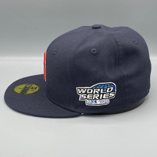 Boston Red Sox 2004 World Series New Era 59FIFTY Navy Blue Hat