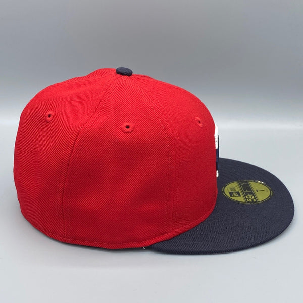 Minnesota Twins Basic Authentic Collection New Era 59FIFTY Red & Navy Blue Hat