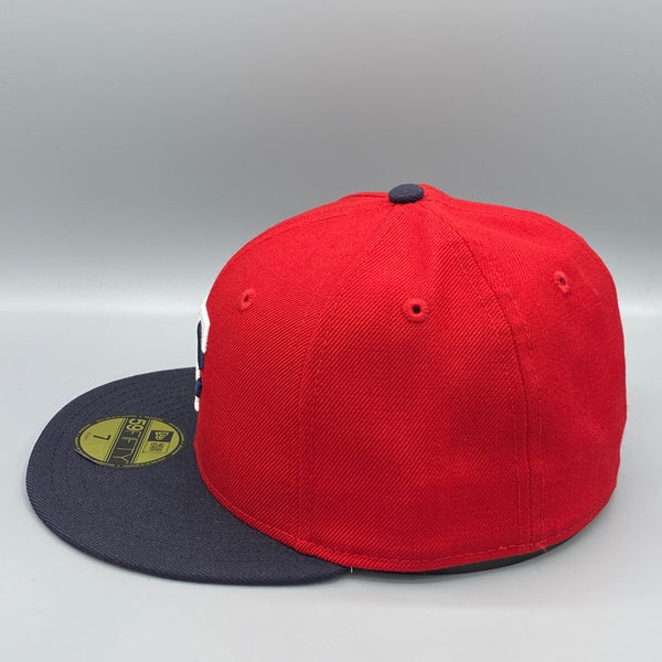 Casquette New Era Minnesota Twins ajustée taille 7 3/8 rouge MLB Casquette New Era Minnesota Twins ajustée taille 7 3/8 rouge MLB