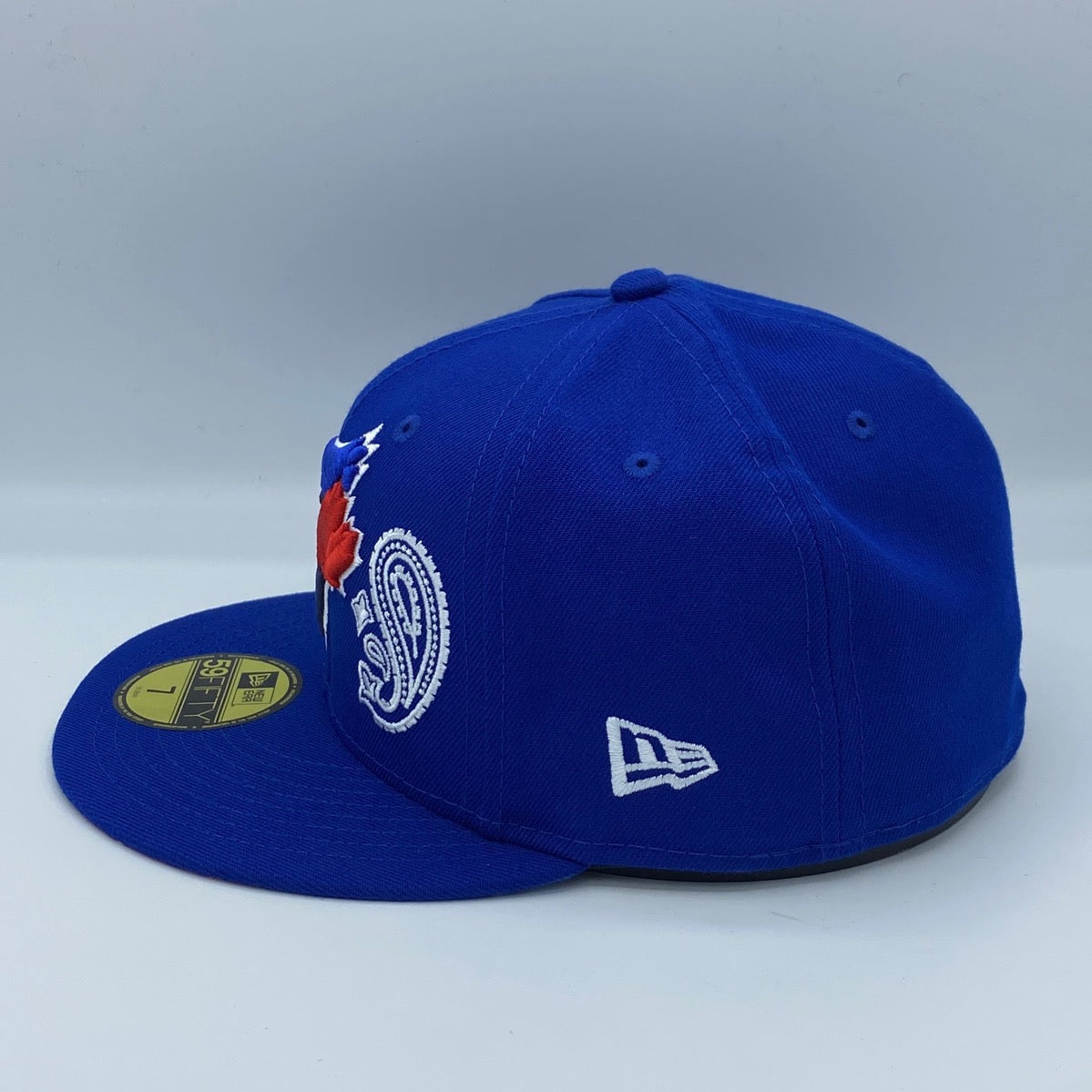 Bandana Color Coll. Toronto Blue Jays Patch New Era 59FIFTY Fitted Blu –  USA CAP KING