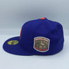New York Mets 1969 World Series New Era 59FIFTY Fitted Blue Hat Green Bottom