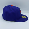 New York Mets 1969 World Series New Era 59FIFTY Fitted Blue Hat Green Bottom