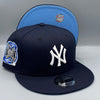 NY Yankees 2000 Subway Series 9FIFTY New Era Navy Snapback Hat Icy Bottom