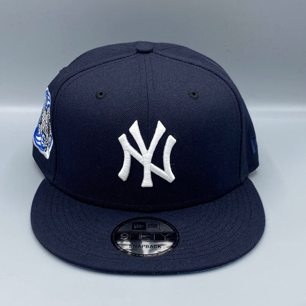 NY Yankees 2000 Subway Series 9FIFTY New Era Navy Snapback Hat Icy Bottom