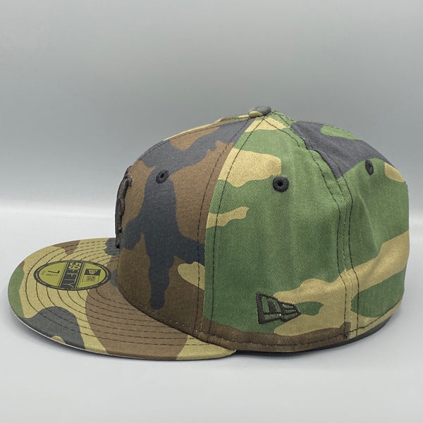 New York Mets Basic New Era 59FIFTY MLB Fitted Camo Hat