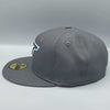 Toronto Blue Jays Throwback Basic 59FIFTY New Era Gray Fitted Hat - USA CAP KING