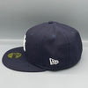 New York Yankees Basic New Era Flag 59FIFTY Navy Fitted Hat