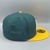 Oakland A's 1989 World Series 59FIFTY New Era Green & Yellow Hat - USA CAP KING