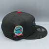 Toronto Blue Jays 40th Season 9FIFTY New Era Black Snapback Hat Red Bottom