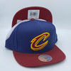 Cleveland Cavaliers 2Tone NBA Mitchell&Ness Blue & Cardinal Trucker Hat