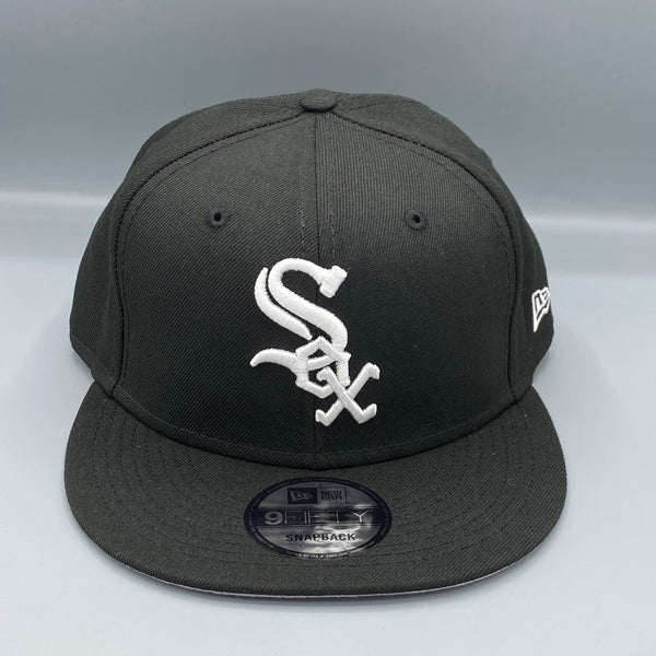 Chicago White Sox Basic 9FIFTY New Era Black Snapback Hat