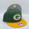 Green Bay Packers NFL 9FIFTY New Era Light Green & Yellow Snapback Hat