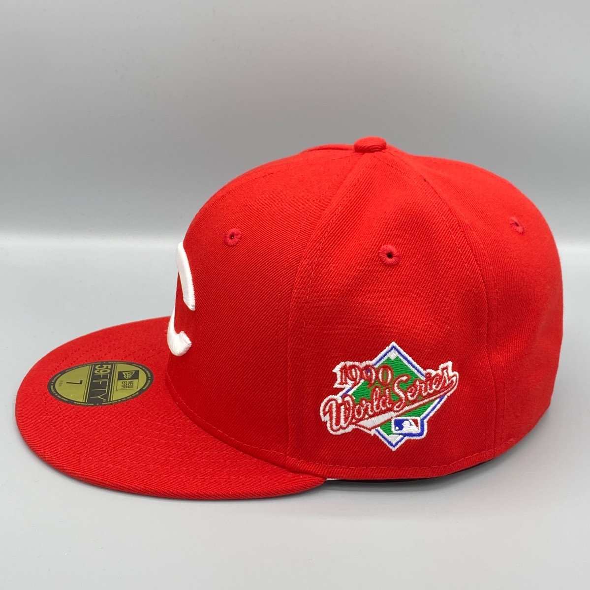New Era Cincinnati Reds Red 1990 World Series Wool 59FIFTY Fitted Hat