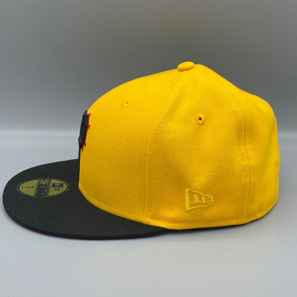 Pittsburgh Pirates 1959 ASG 59FIFTY New Era Yellow & Black Fitted Hat Red Bottom