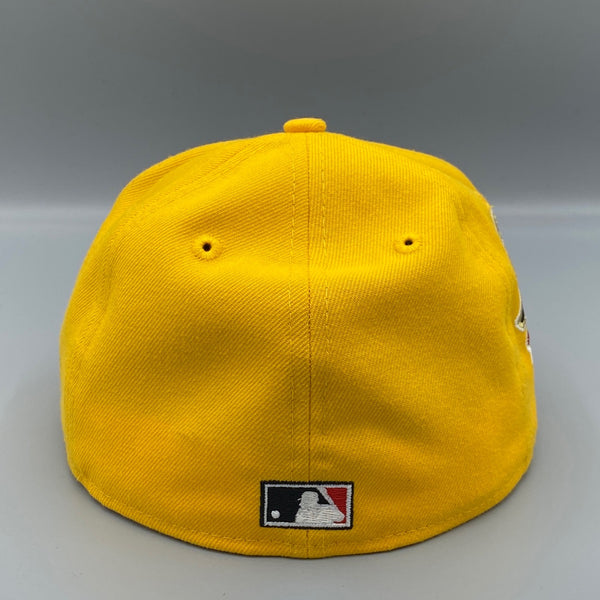 Pittsburgh Pirates 1959 ASG 59FIFTY New Era Yellow & Black Fitted Hat Red Bottom
