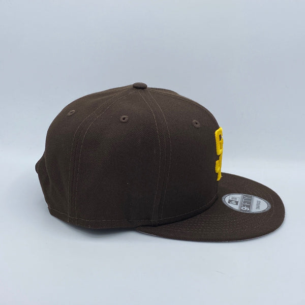 San Diego Padres 9FIFTY New Era Brown Basic Snapback Hat