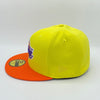 LA Lakers 60th Anni. New Era Yellow & Orange Fitted Hat Icy Bottom