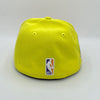 LA Lakers 60th Anni. New Era Yellow & Orange Fitted Hat Icy Bottom