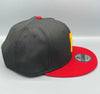 Pittsburgh Pirates Basic 9FIFTY New Era Black & Red Snapback Hat - USA CAP KING