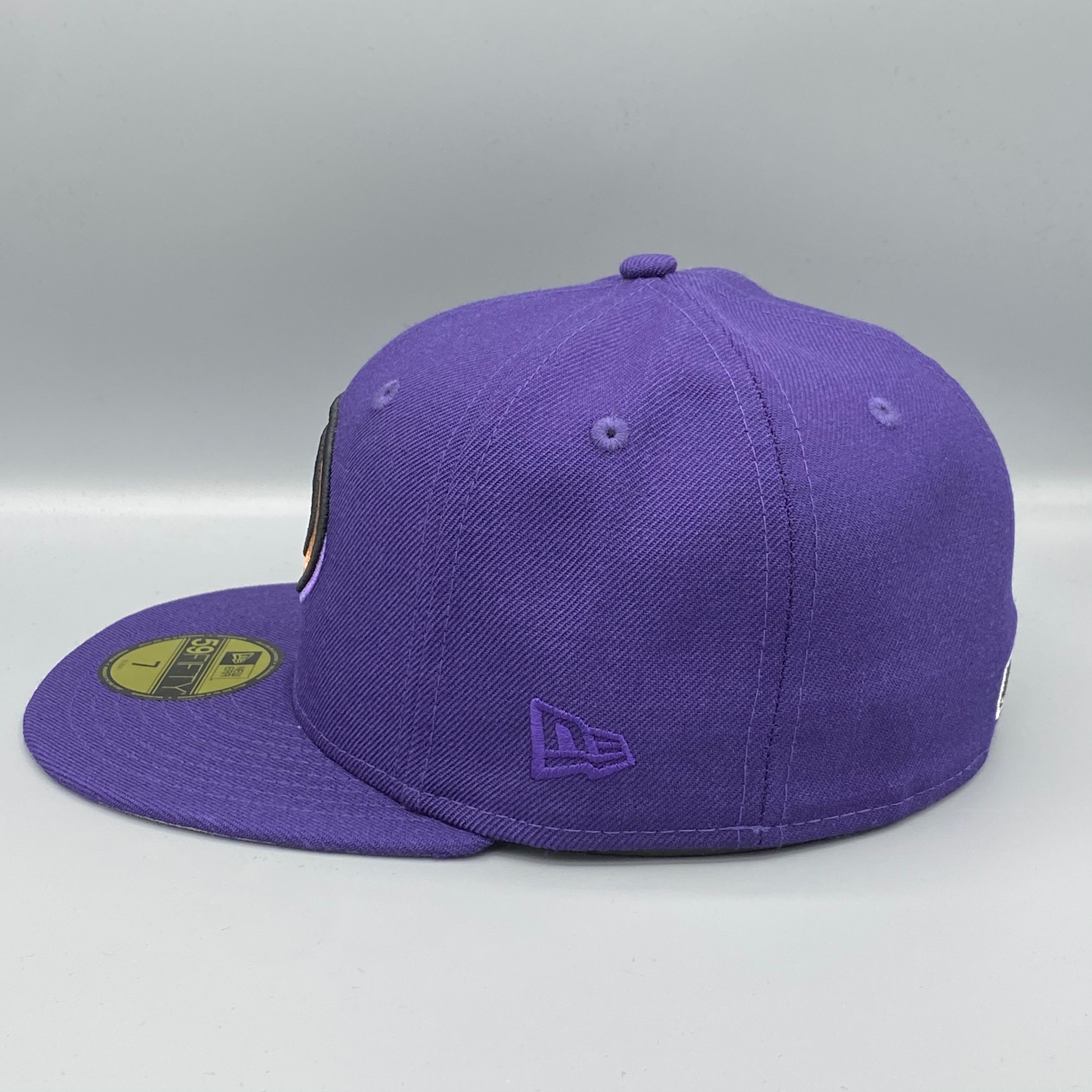 Arizona Diamondbacks New Era 2001 World Series Patch Up 59FIFTY Fitted Hat - Purple 7 1/8