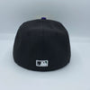 Tampa Bay Rays Authentic Collection 59FIFTY New Era Black & Purple Hat