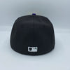 Tampa Bay Rays Authentic Collection 59FIFTY New Era Black & Purple Hat