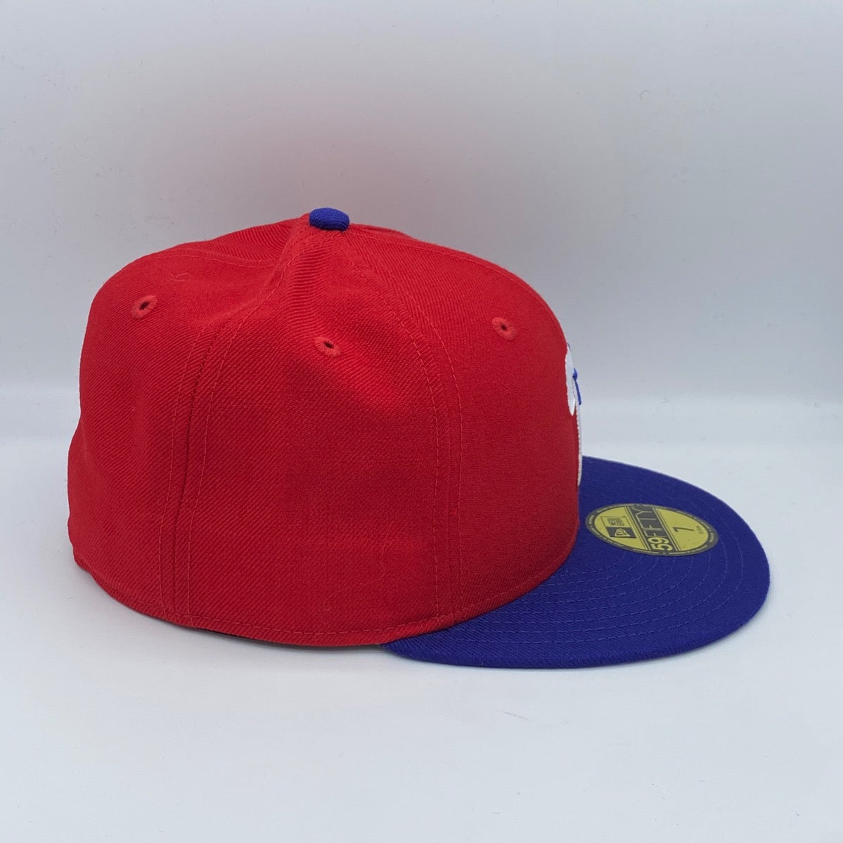 Men's Philadelphia Phillies New Era Light Blue/Red Spring Color Two-Tone  59FIFTY Fitted Hat