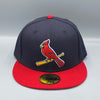 St. Louis Cardinals Authentic Collection 59FIFTY New Era Navy Blue & Red Hat