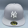 New York Yankees Basic 59FIFTY New Era Gray Hat