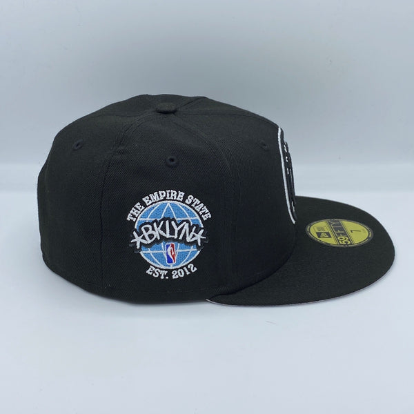 Brooklyn Nets Est. 2012 59FIFTY New Era Black Fitted Hat