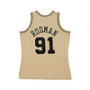 Khaki Black Swingman Dennis Rodman Chicago Bulls 1997-98 Jersey