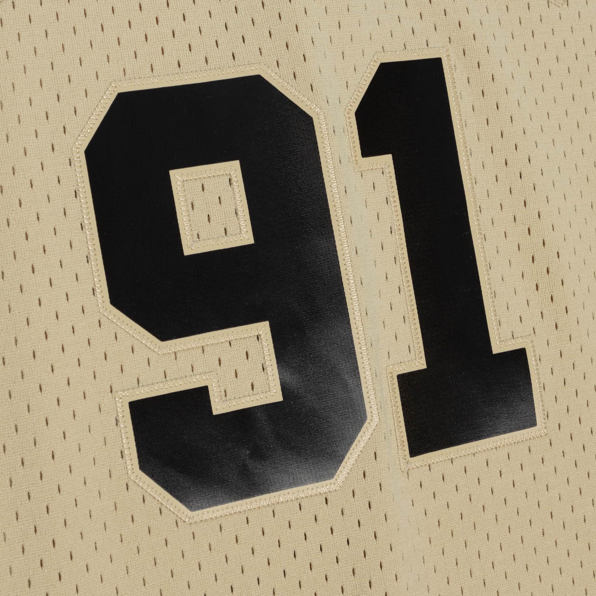 Khaki Black Swingman Dennis Rodman Chicago Bulls 1997-98 Jersey