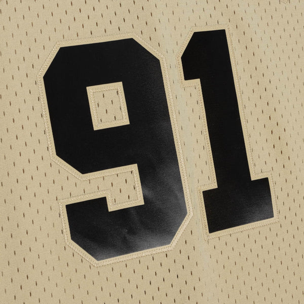 Khaki Black Swingman Dennis Rodman Chicago Bulls 1997-98 Jersey