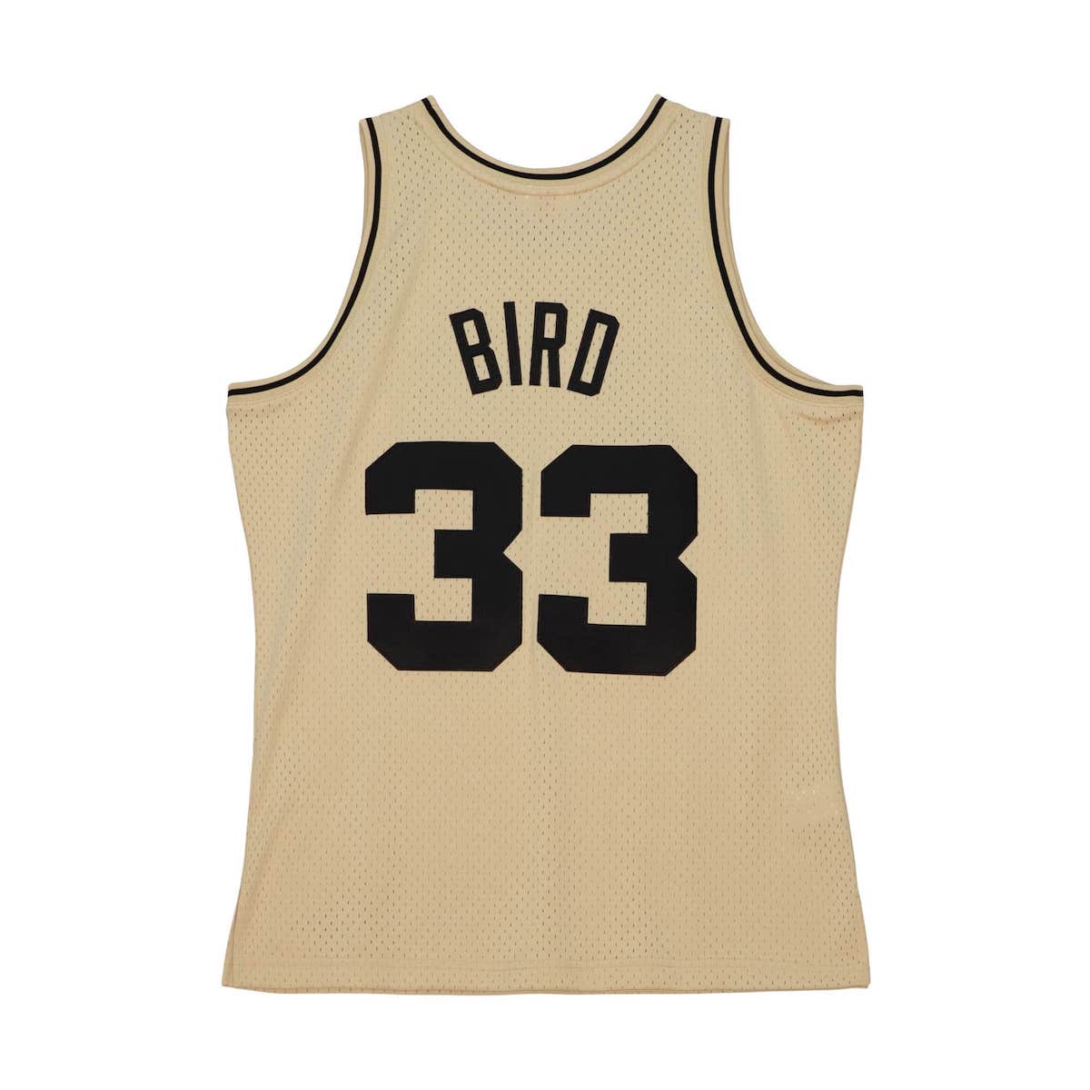 Larry Bird Boston Celtics 1985-86 Black Gold Swingman Jersey – Fan Cave