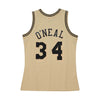 Khaki Black Swingman Shaquille O'Neal Los Angeles Lakers 1996-97 Jersey