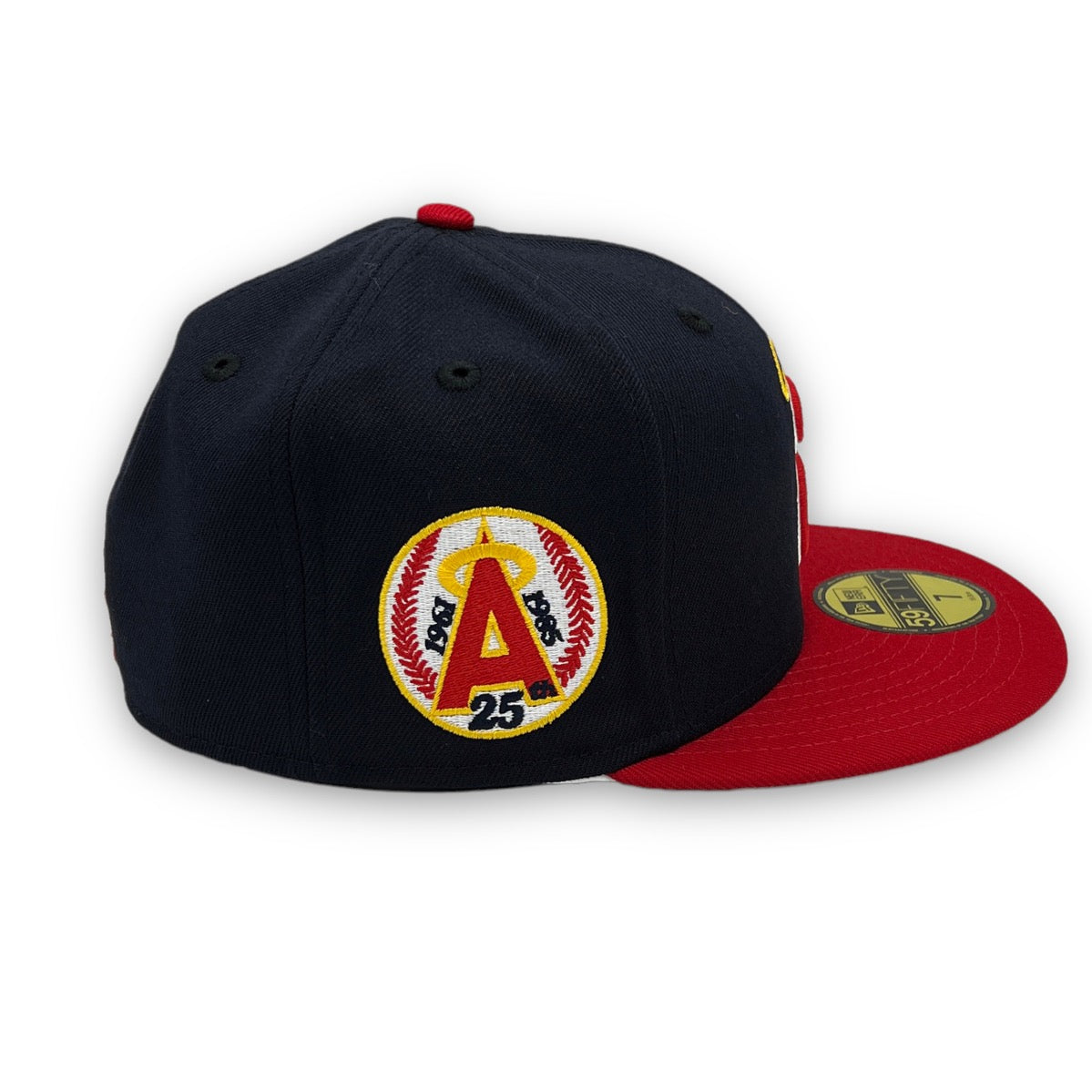New Era, Accessories, Anaheim Angels 5th Anniversary Fitted Hat Navy Blue  Light Blue Gray Size 7 2