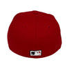 LA Angels 50th Anniversary 59FIFTY New Era Red Fitted Hat Gray Bottom