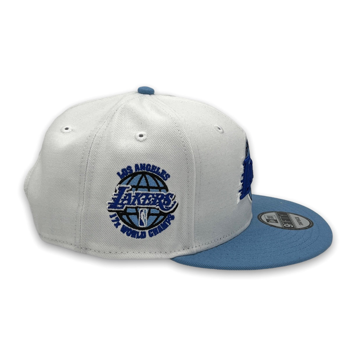 New Era 9FORTY La Dodgers World Series Patch Light Blue Hat -Size Uni