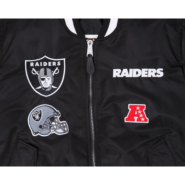 Las Vegas Raiders x Alpha x New Era Reversible Bomber Jacket – USA CAP KING