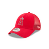 Los Angeles Angels 9FORTY New Era Red Trucker Hat