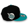 Marlins 03 WS 9FIFTY New Era Black & Teal Snapback Hat