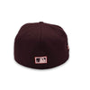 Maroon Crush Coll. Orioles 59FIFTY New Era Maroon Fitted Hat Pink Bottom
