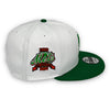 Mets 40th Anniversary 9FIFTY New Era White & Green Snapback Hat Orange Bottom