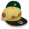 Mets 50th Anni. 9FIFTY New Era Vegas Gold & Brown Snapback Hat Kelly Green UV