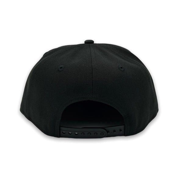 Mets Basic 9FIFTY New Era Snapback Black on Black Hat